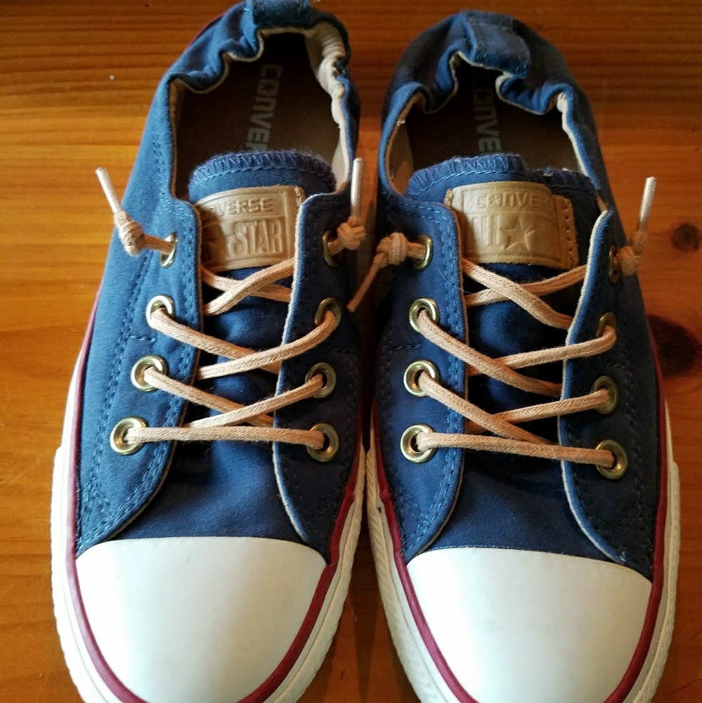 Navy converse shoreline size 7